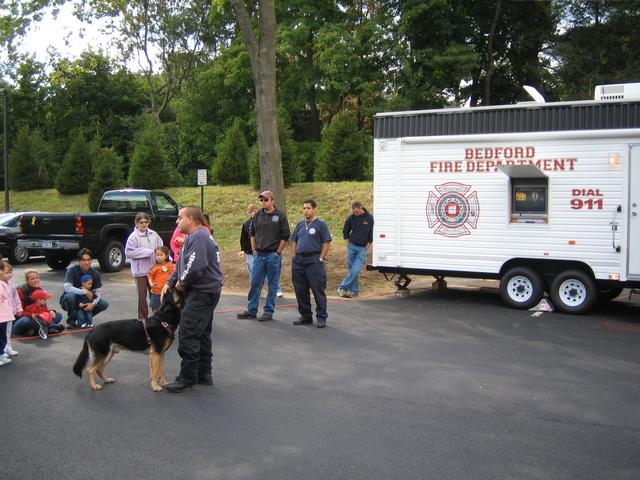 FST with Arson K-9 &quot;Blaze&quot; at Armonk FD Open House